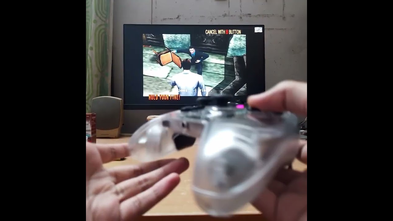 The House of The Dead 2   Gyro aim + Vibration working together (Dreamcast version on Flycast)