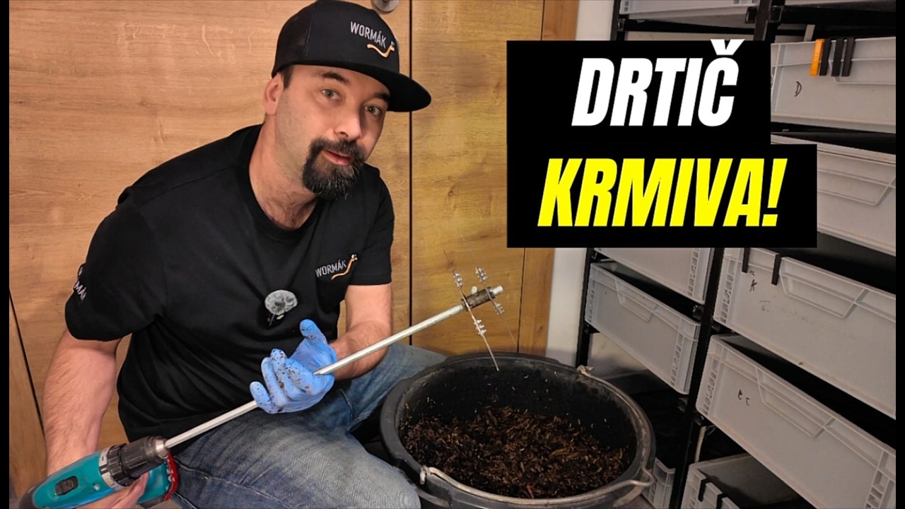 |WORMÁK| Bestie, nebo hračka? Pořádný test drtiče krmiva v praxi.