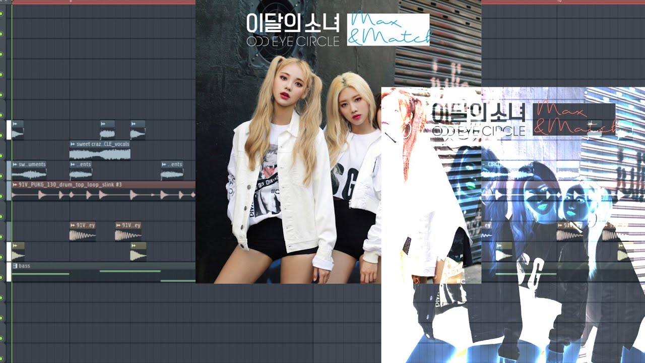 sweet crazy love by loona except it's a uk garage synth odyssey.