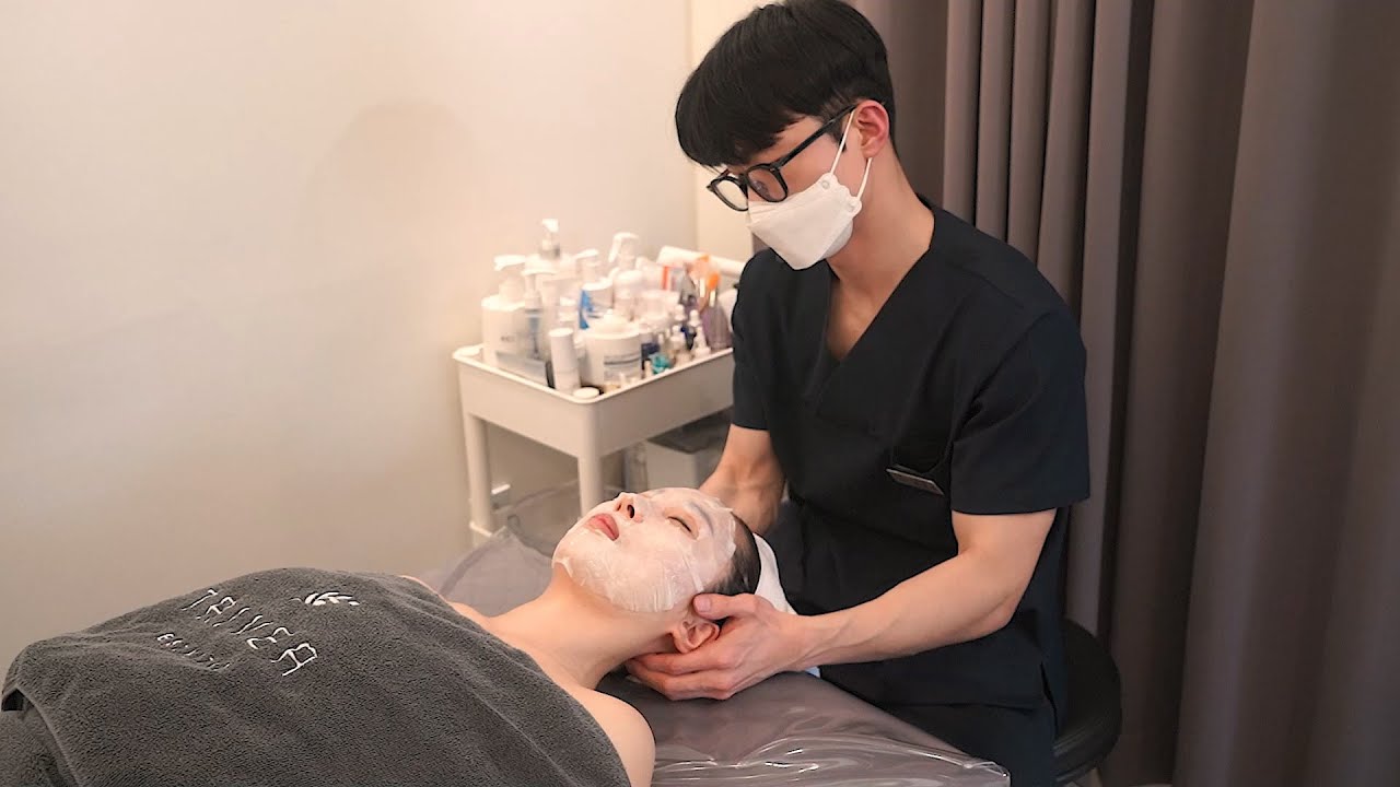 ASMR 간호사 출신 남자 원장님께 받아서 특별했던 얼굴 마사지 피부관리 리얼 에스테틱  스파 체험