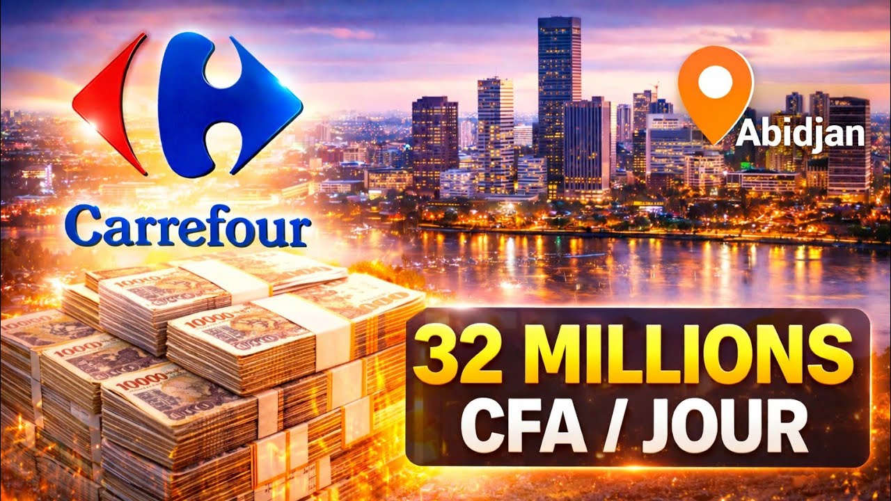 Comment un seul supermarché Carrefour peut faire 32 millions CFA par jour seulement à Abidjan