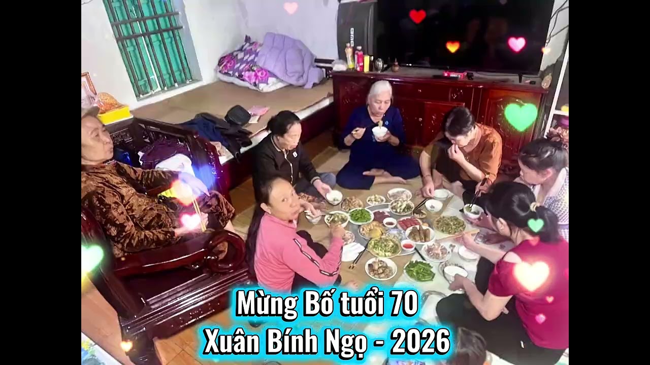 Mừng Bố tuổi 70 - Xuân Bính Ngọ 2026