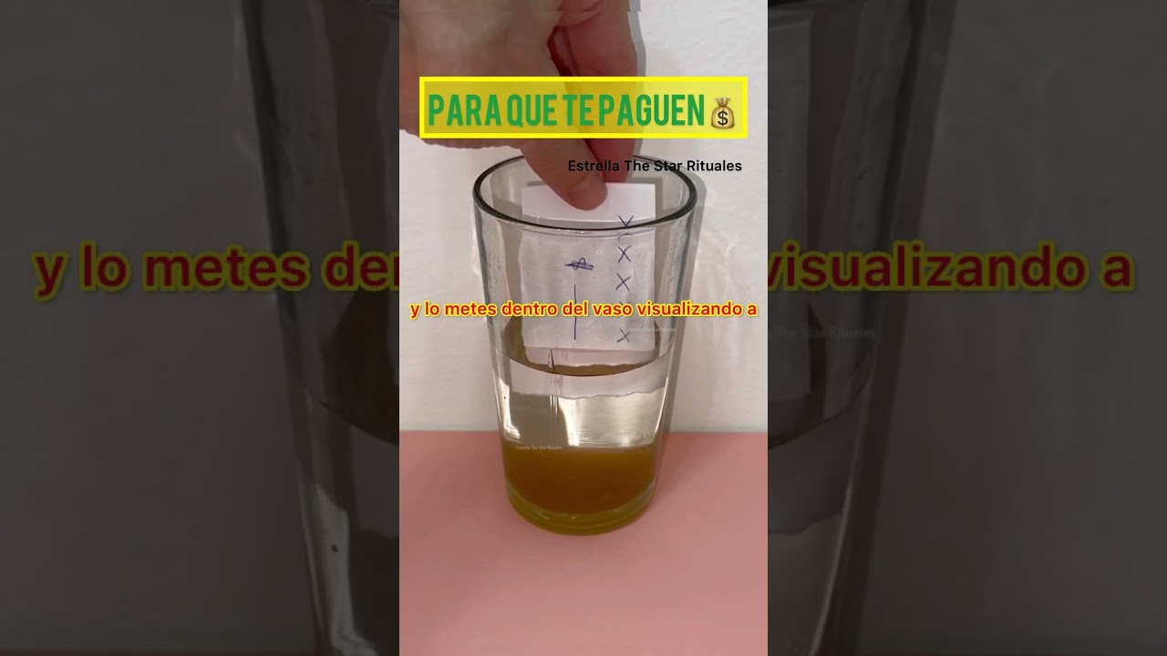 PARA QUE TE PAGUEN LO QUE TE DEBEN DE INMEDIATO #dinero #dineror&aacute;pido #ritual #recetas #hechizos