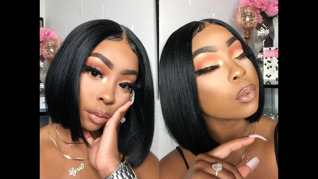 MY CURRENT GO TO MAKEUP TUTORIAL Ft. Bobbi Boss Lyna Wig