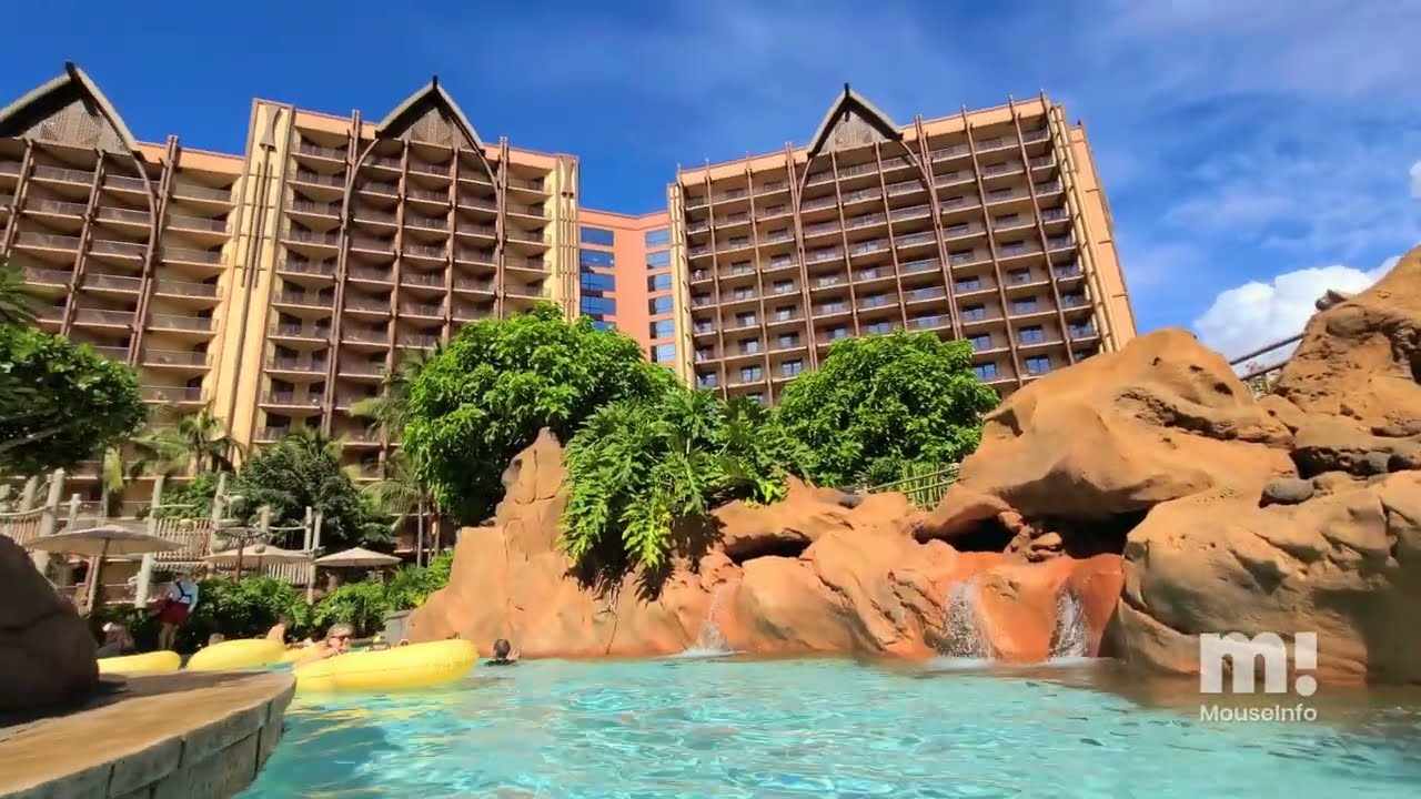 POV: Full trip around on the Aulani lazy river Waikolohe Stream | Disney ASMR