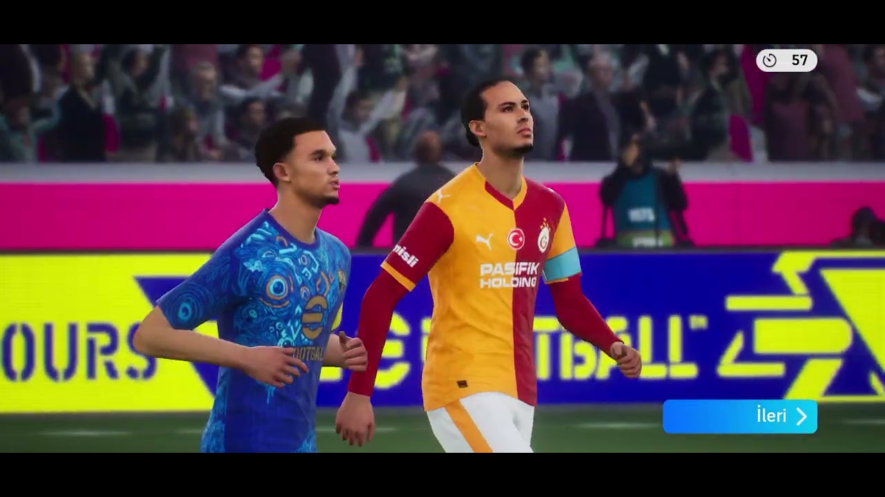 E footballda maç yaptım