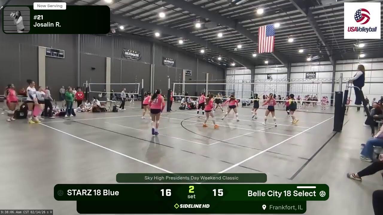 Belle City 18 Select vs. STARZ 18 Blue (2026.02.14)