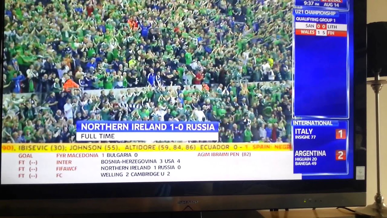Sky Sports News Northern ireland 1 - 0 Russia