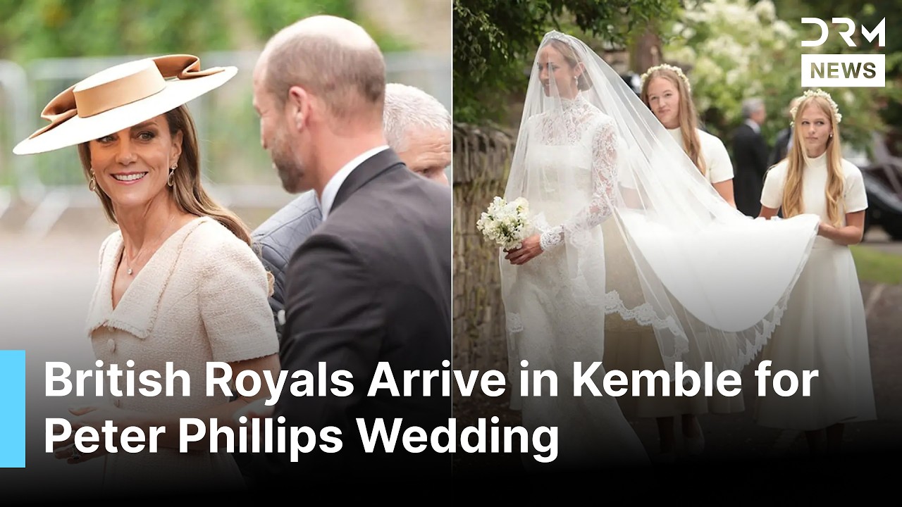 FULL: Bride Harriet Sperling, King Charles, Kate & Prince William Arrive at Royal Wedding | AC1G