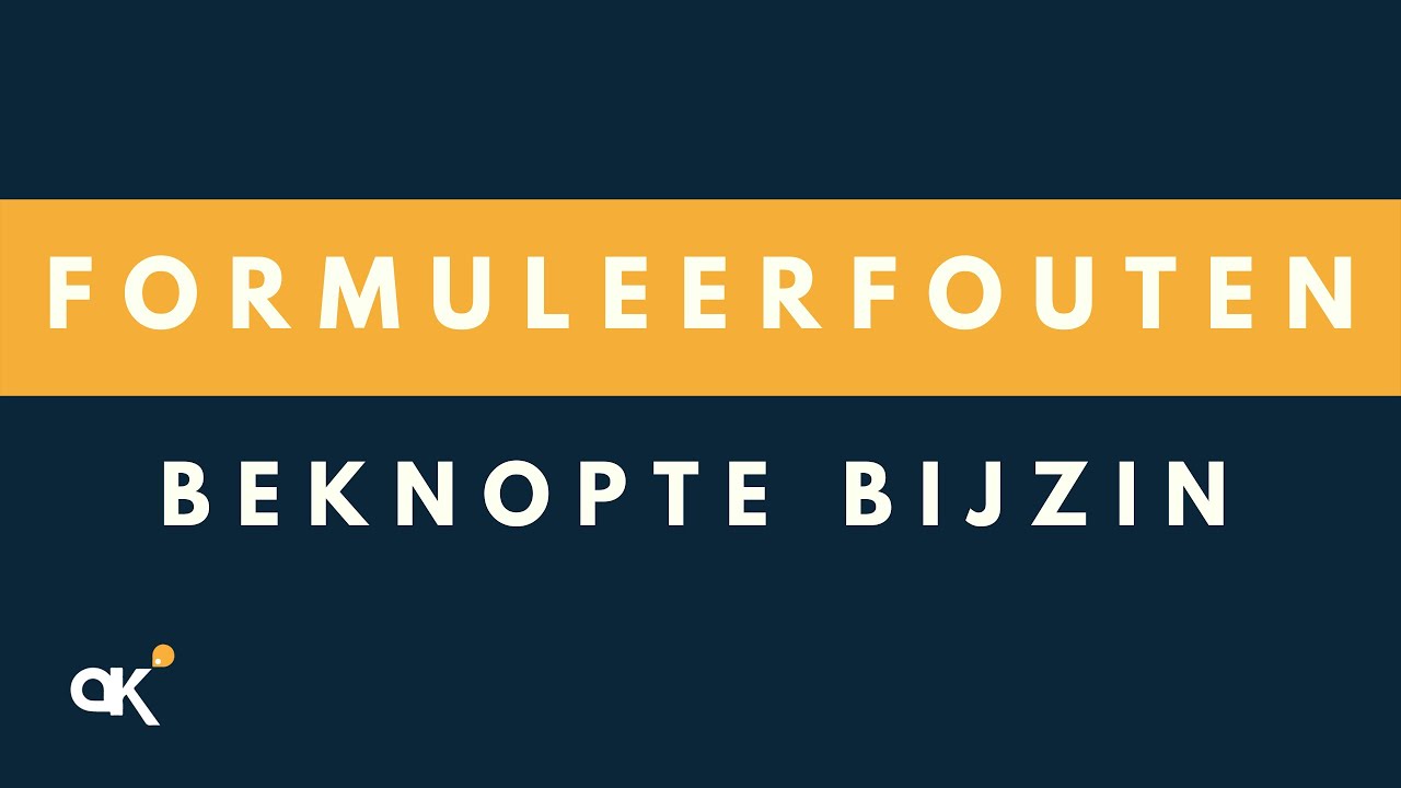 Formuleerfouten: Onjuiste beknopte bijzin