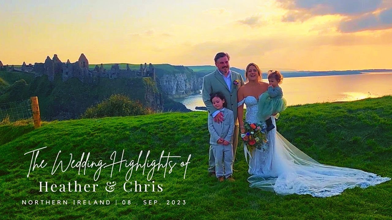 👰🤵Chris & Heather Wedding Highlights - Ballycastle, Northern Ireland 🏰