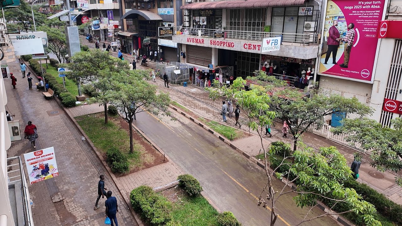 Kampala City Streets After Forced Vendors Eviction 