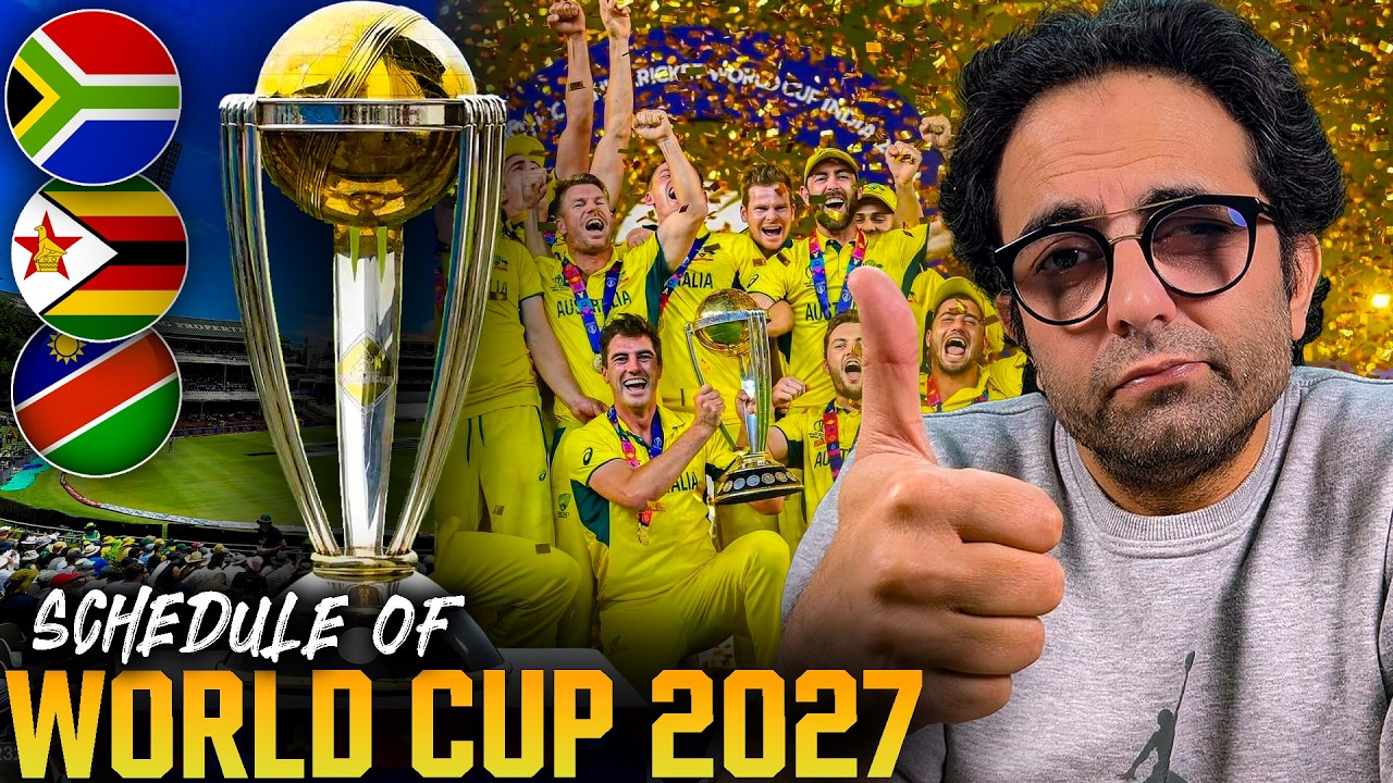 The ICC 2027 World Cup set to be played from 4th October to 21st November 🏏🏆
