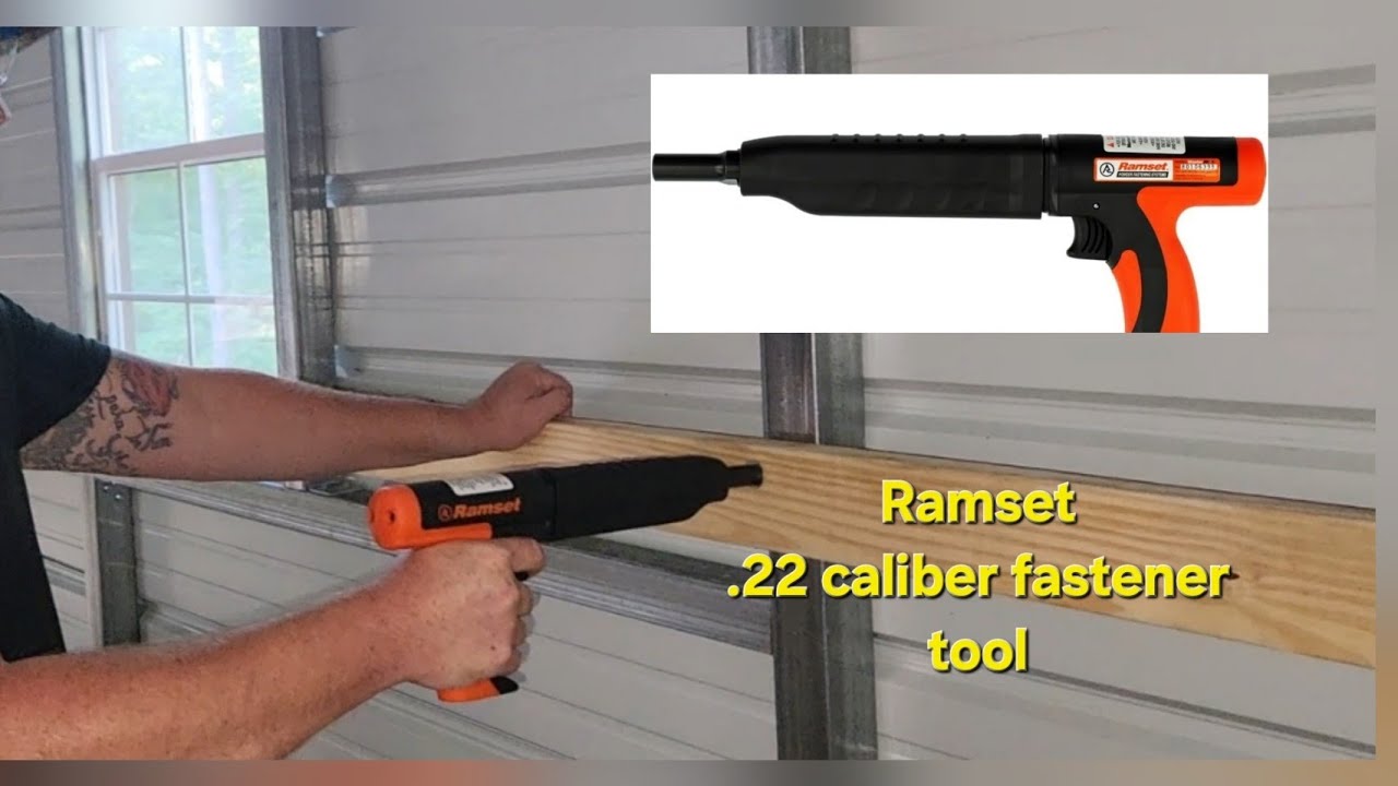 Ramset Mastershot Nail Gun Unboxing, Review & Test (Wood to Metal) #tools #construction #nailgun