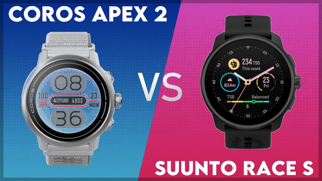 Coros Apex 2 vs Suunto Race S Comparison