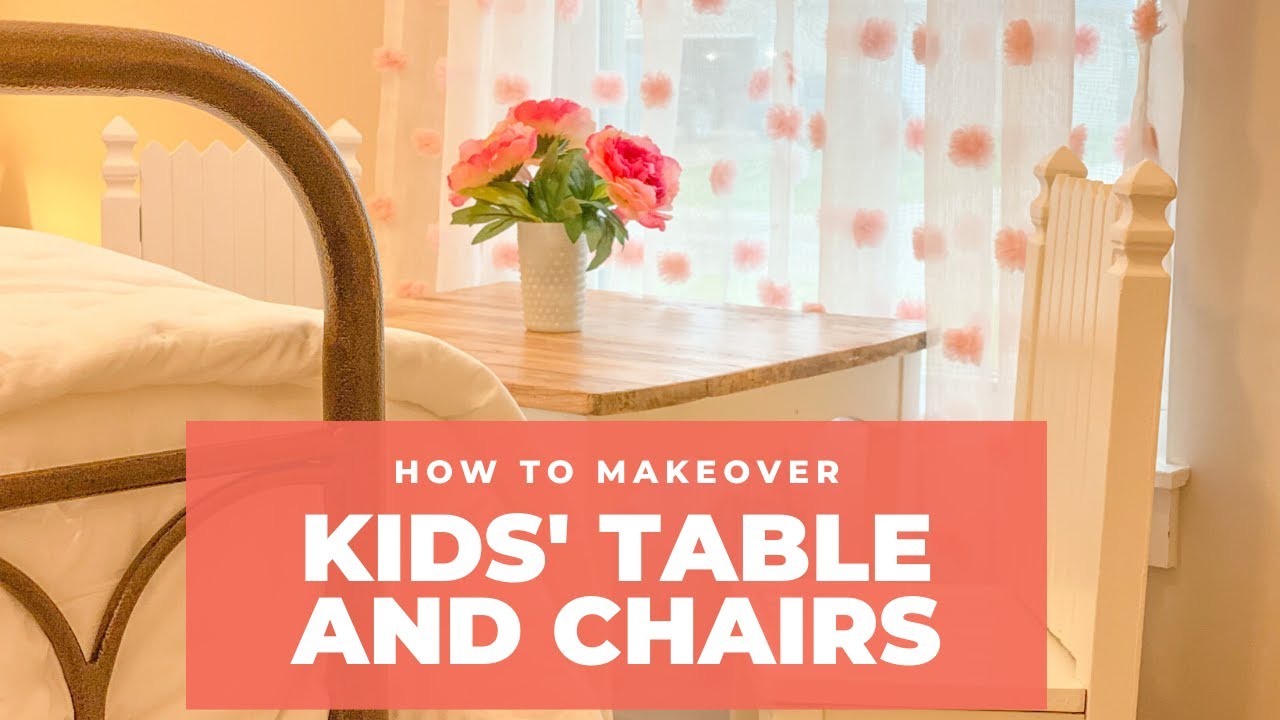 How To Makeover A Kids Table