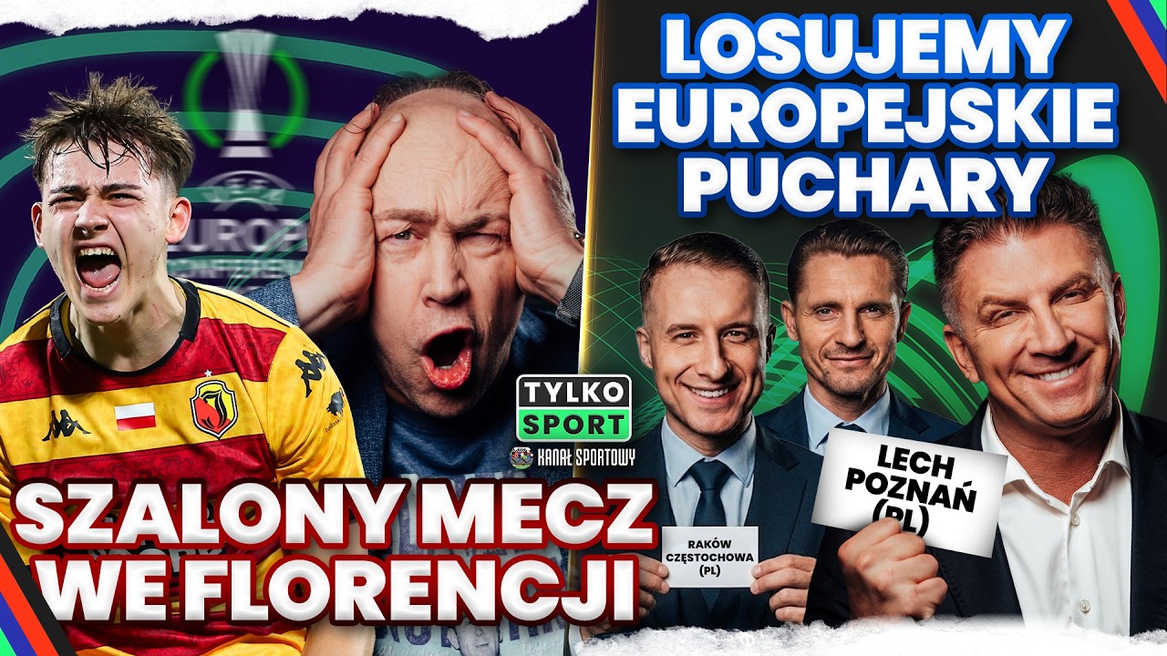 JAGIELLONIA ZAGRAŁA SZALONY MECZ WE FLORENCJI! LOSUJEMY EUROPEJSKIE PUCHARY!
