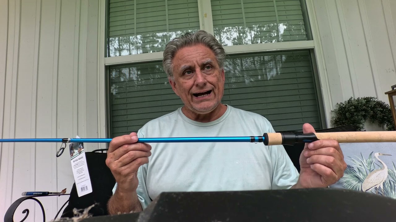 Unboxing a TFO Tactical inshore spinning rod.