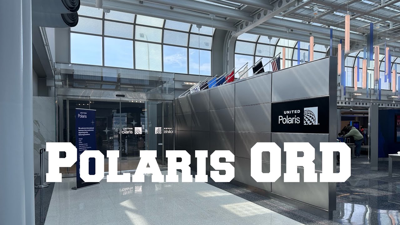 United Airlines Polaris Lounge Chicago O’Hare International Airport (ORD) | Business Class Lounge!