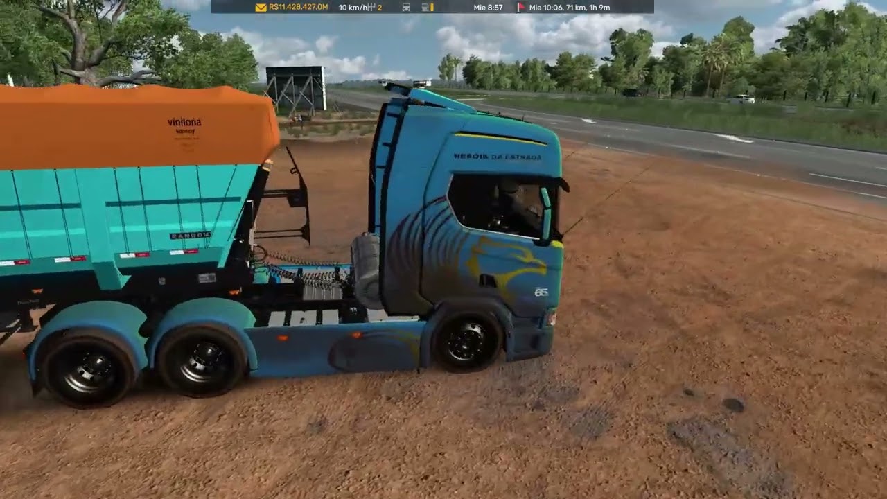 RODOTREM CON 80 TONELADAS DE SOJA, SCANIA MAPA RBR
