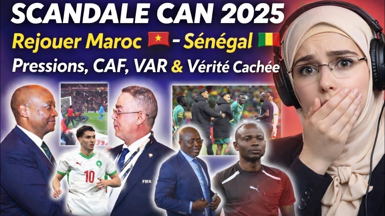 🚨 SCANDALE CAN 2025 : Rejouer Maroc 🇲🇦 – Sénégal 🇸🇳 ? | Pressions, CAF, VAR & Vérité Cachée