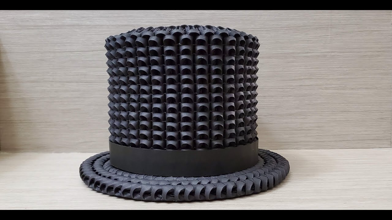 How to make a 3D-Origami Top Hat