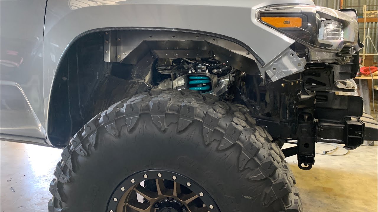 3rd Gen Tacoma On 40s: JD Fab Inner Fender Kit