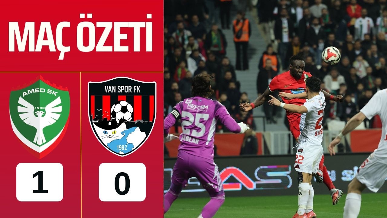 AMEDSPOR 1-0 VANSPOR /  MAÇ ÖZETİ