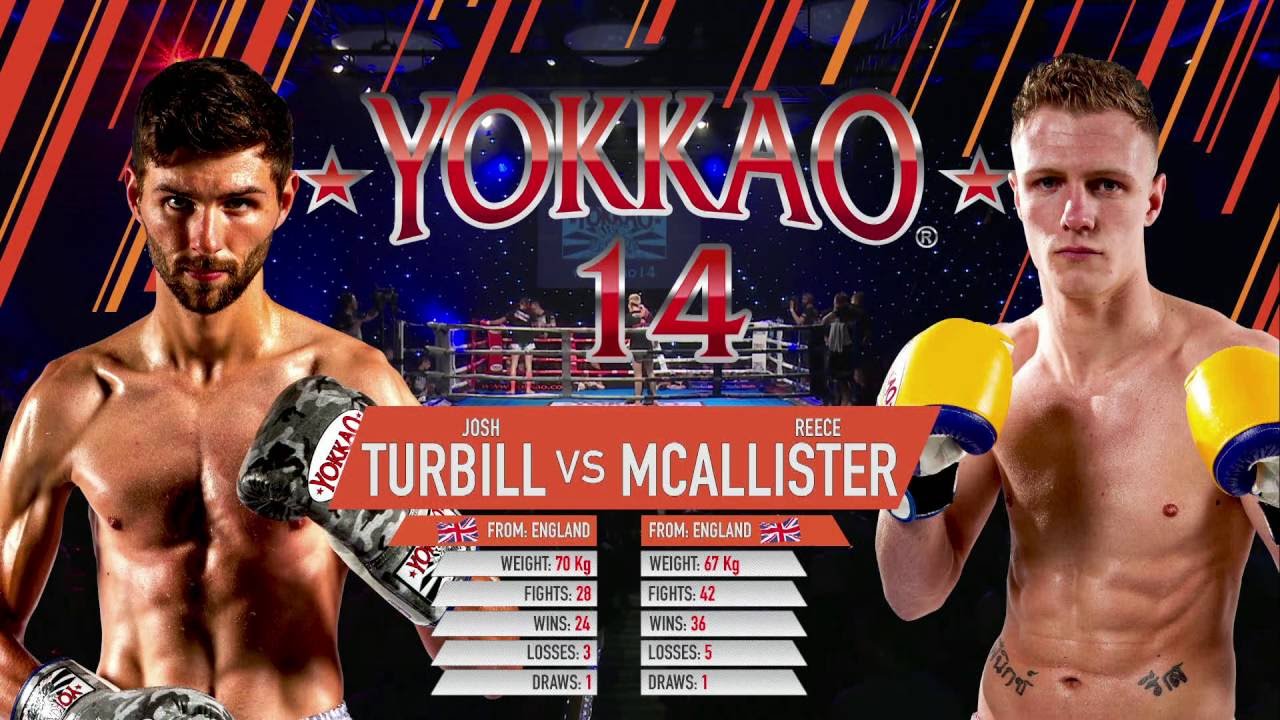 YOKKAO 14 TKO: Josh Turbill vs Reece McAllister - YOKKAO Muay Thai UK Ranking