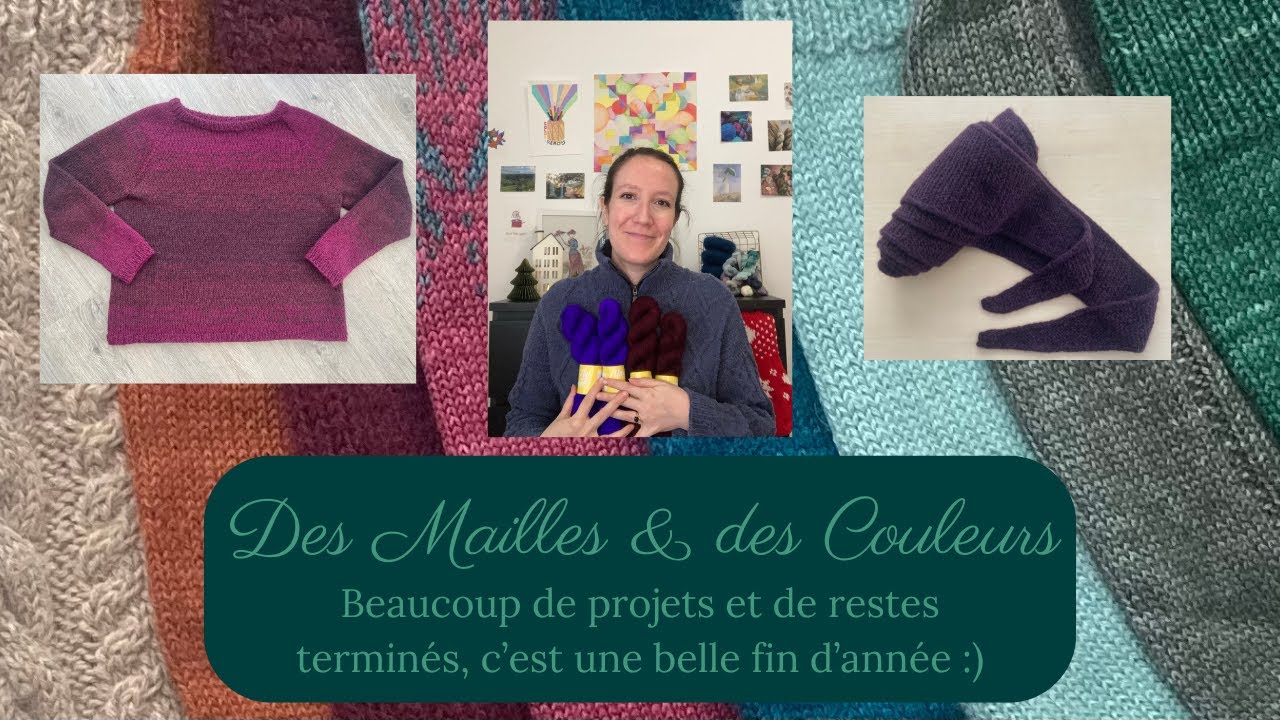 Podcast tricot n°19 : C'est une belle fin d'année avec plein de projets et de restes terminés !