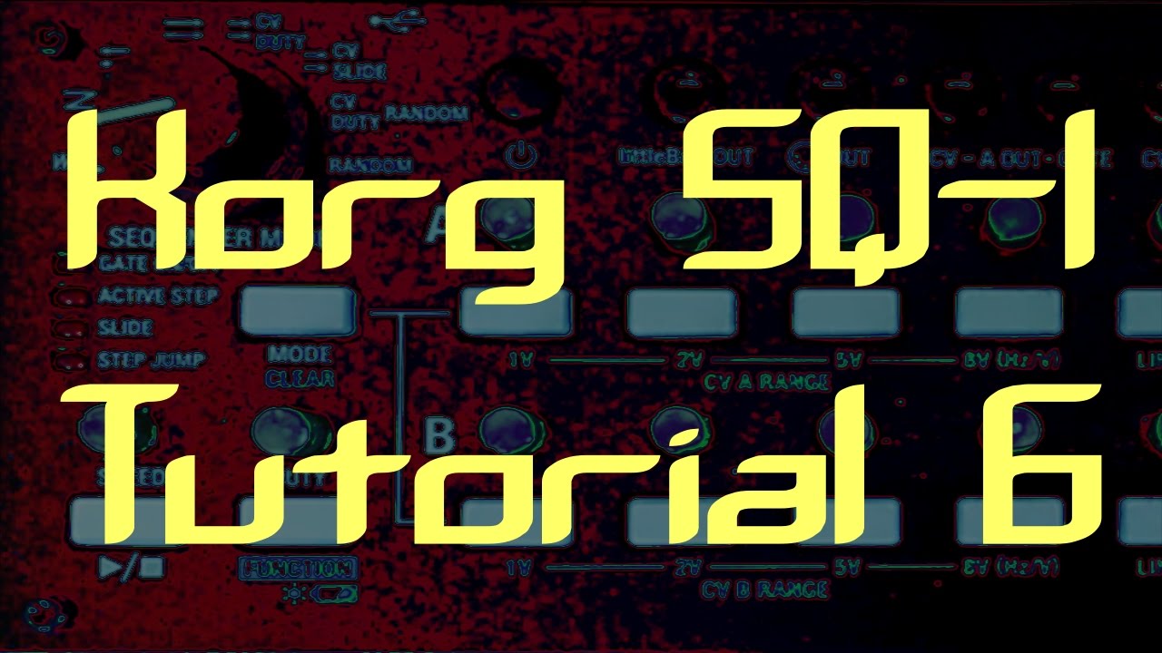 Korg SQ1 Tutorial 6: Sequencer Modes 2