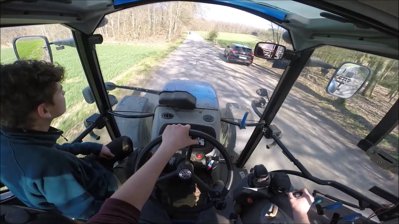 Grubbern Teil 1/ Cabview/ New Holland T5.95 + Grubber