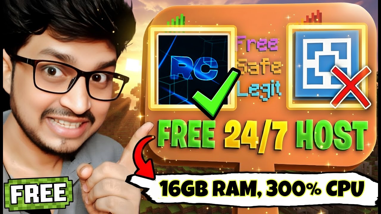 How To Make Free Minecraft Server 24x7 | Free 24/7 Minecraft Hosting❤️