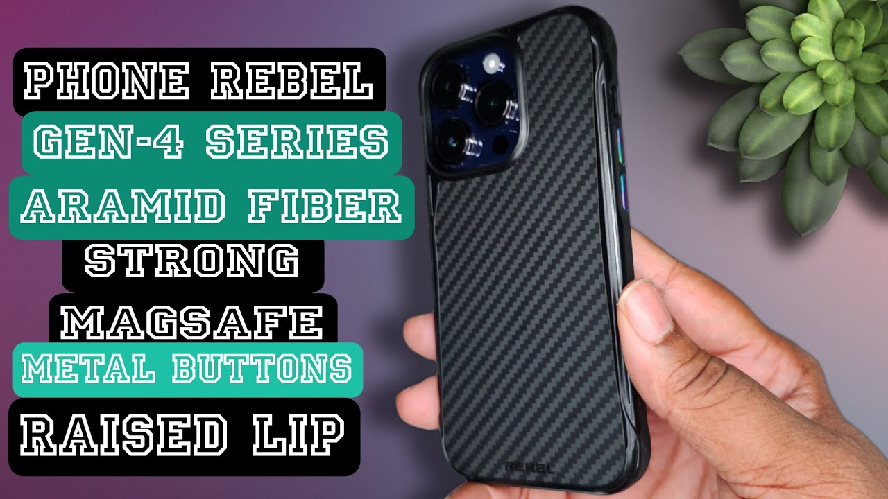 New Aramid Fiber KING!?!? | Apple iPhone 14 Pro Phone Rebel Gen-4 Series Aramid Fiber Case