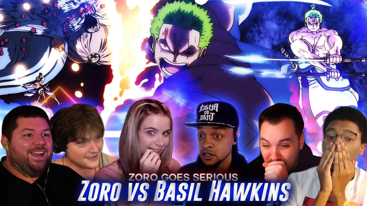 Zoro Vs Basil Hawkins ! Reaction Mashup