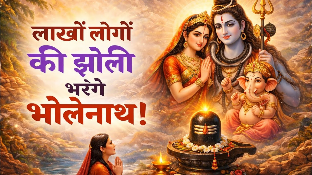 लाखों लोगों की झोली भरेंगे भोलेनाथ 🔱 | Shiv Chalisa | Female Voice | New Shiv Bhajan 2026