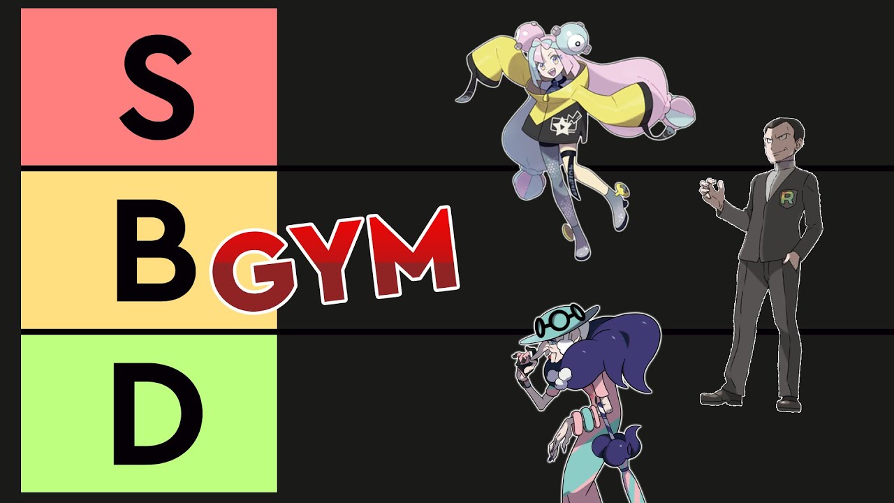 Tierlist! |  Mejores líderes de Gym de cada tipo
