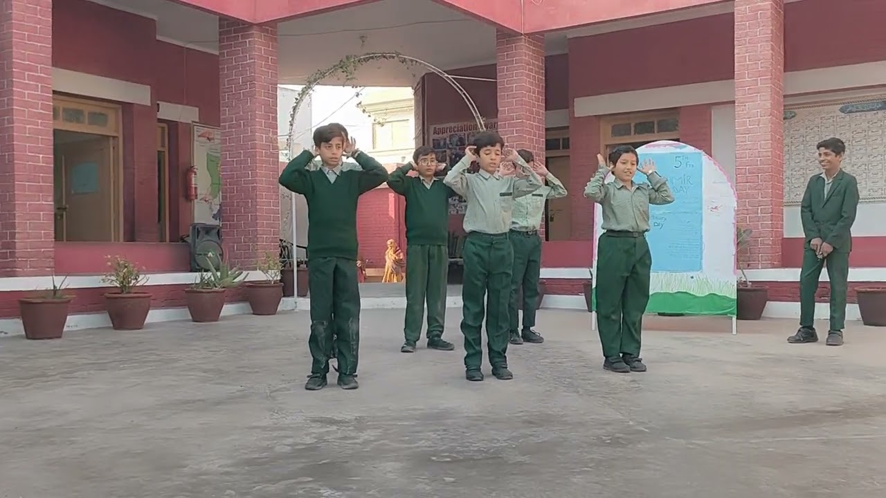 Kashmir day celebrate at cbs talhar 