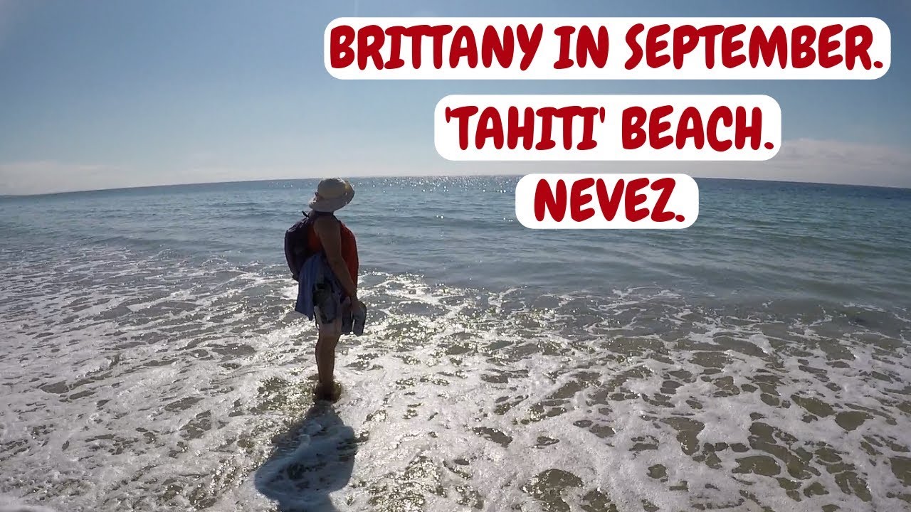A DAY ON 'TAHITI' BEACH. BRITTANY IN SEPTEMBER.