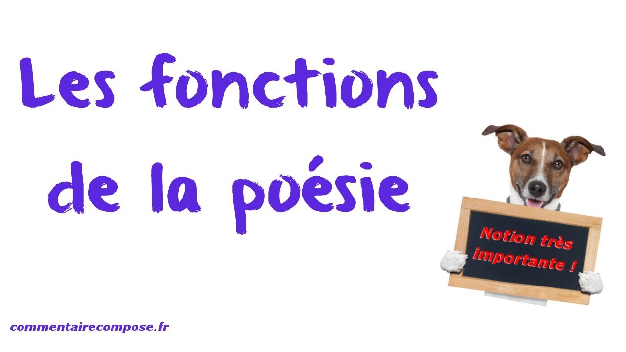 les fonctions de la poésie