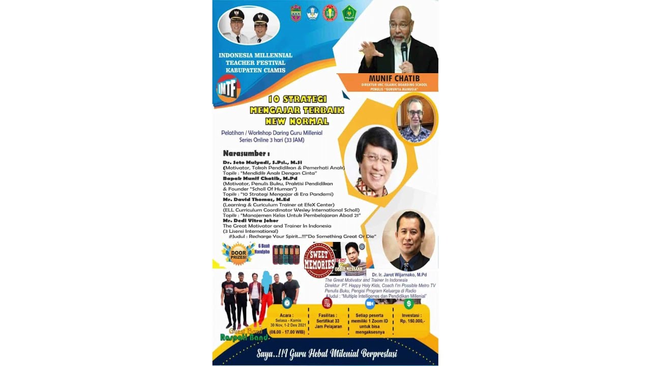 Indonesia Millenial Teacher Festival (IMTF) Kabupaten Ciamis Jawa Barat #IMTF