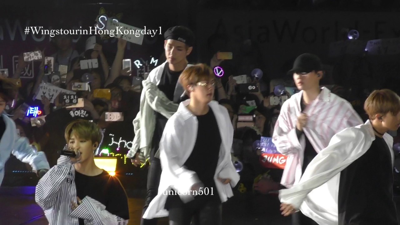 170513 BTS HK spring day V taehyun focus