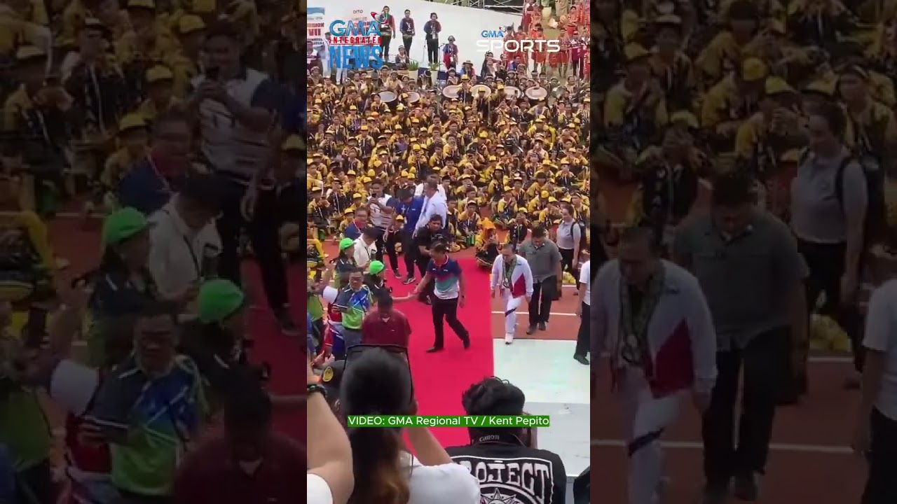 President Ferdinand ''Bongbong'' Marcos Jr. arrives at the Cebu City Sports Center | GMA Sports