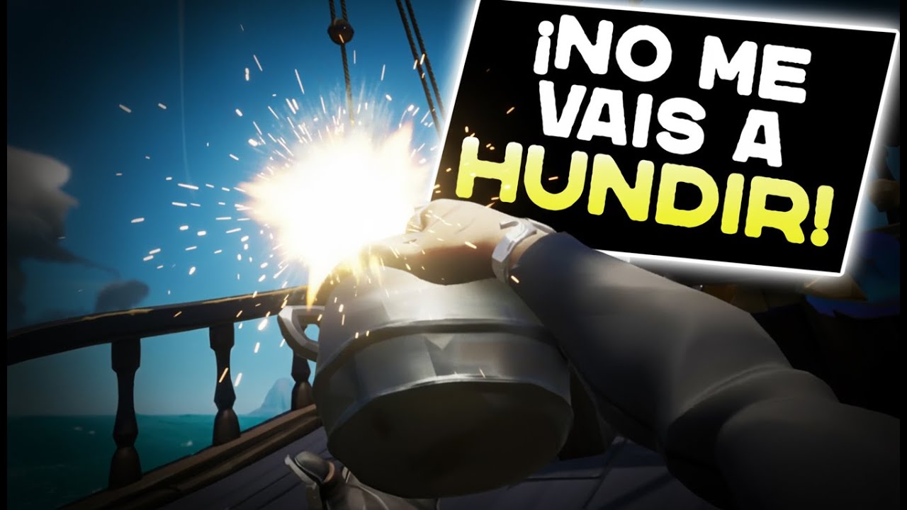 ¡No me vais a hundir! 🌊⚓ Tragando agua en Sea of Thieves | Miguelink