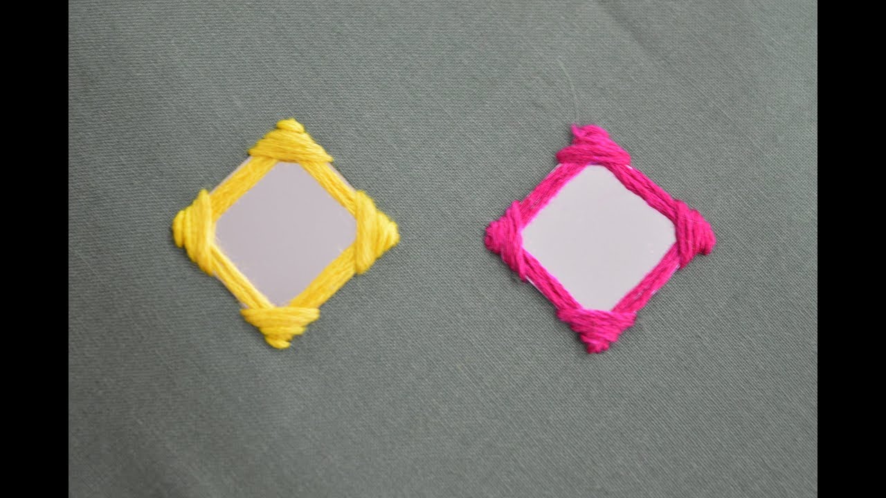 Easy Square Mirror Embroidery | Beauty Express