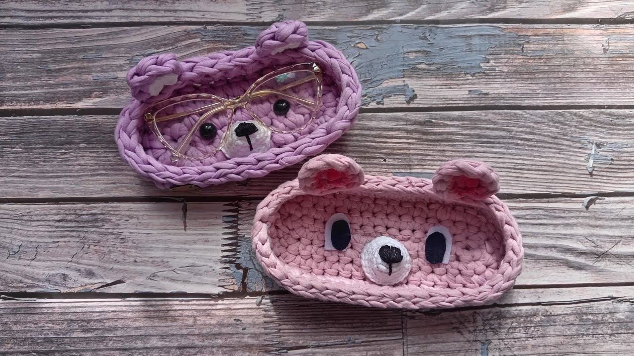 Canasta para Lentes a Crochet/ Faciles, Útiles y Rapidas de Tejer🥸