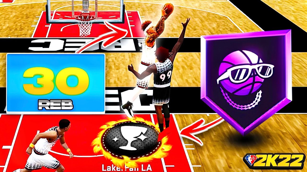 I MAXED OUT HUSTLER ON MY 7'3 CENTER AND NOW NOBODY CAN REBOUND WITH ME ON NBA 2K22 NEXT GEN..