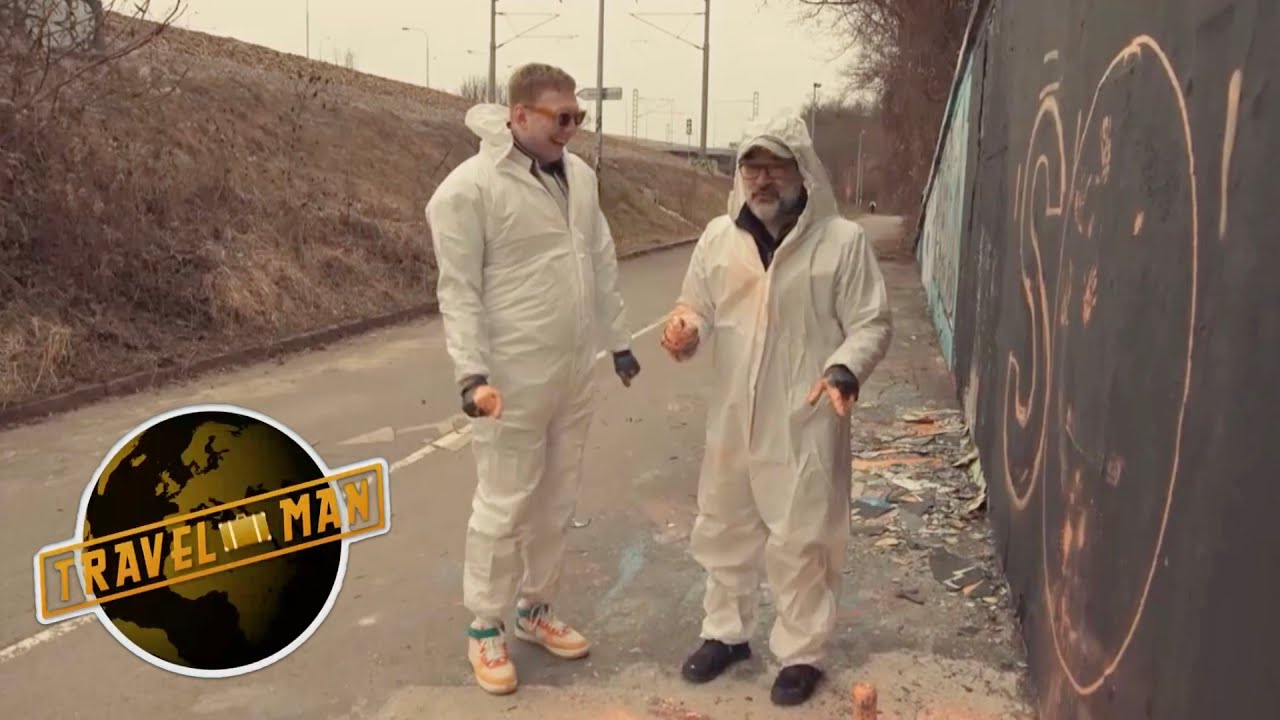 Joe & Adam Buxton Graffiti Prague! | Travel Man