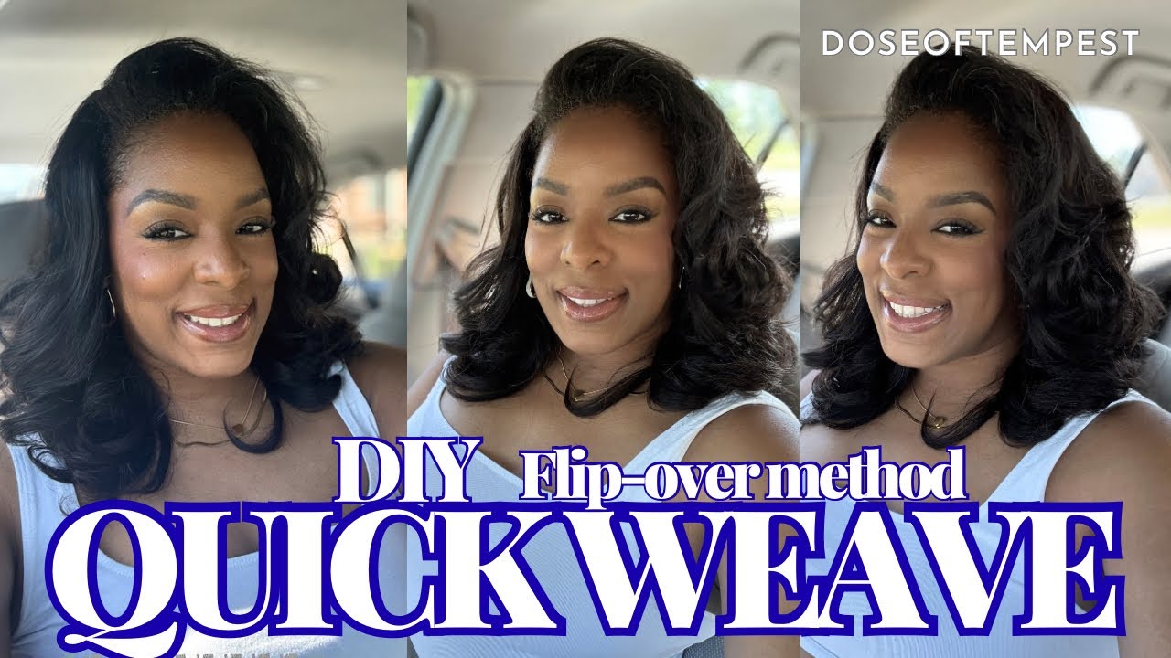 I Tried The Quick Weave Method (Easy Hair DIY)