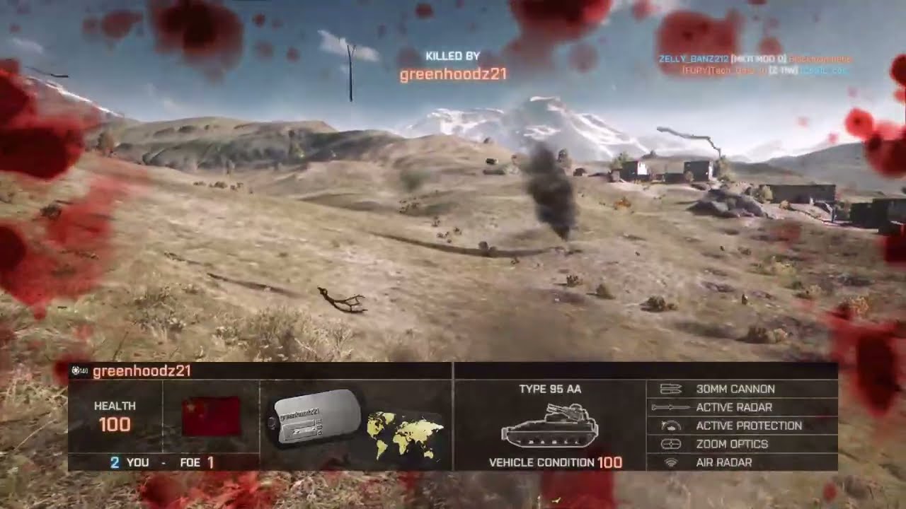 WHATS THE TANK DOING.... MINCED BY THE AA 